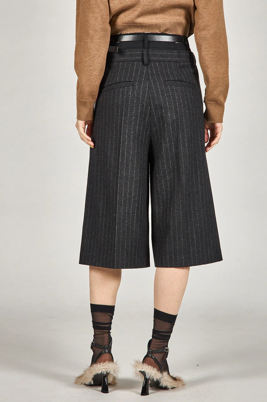 double waist half pants