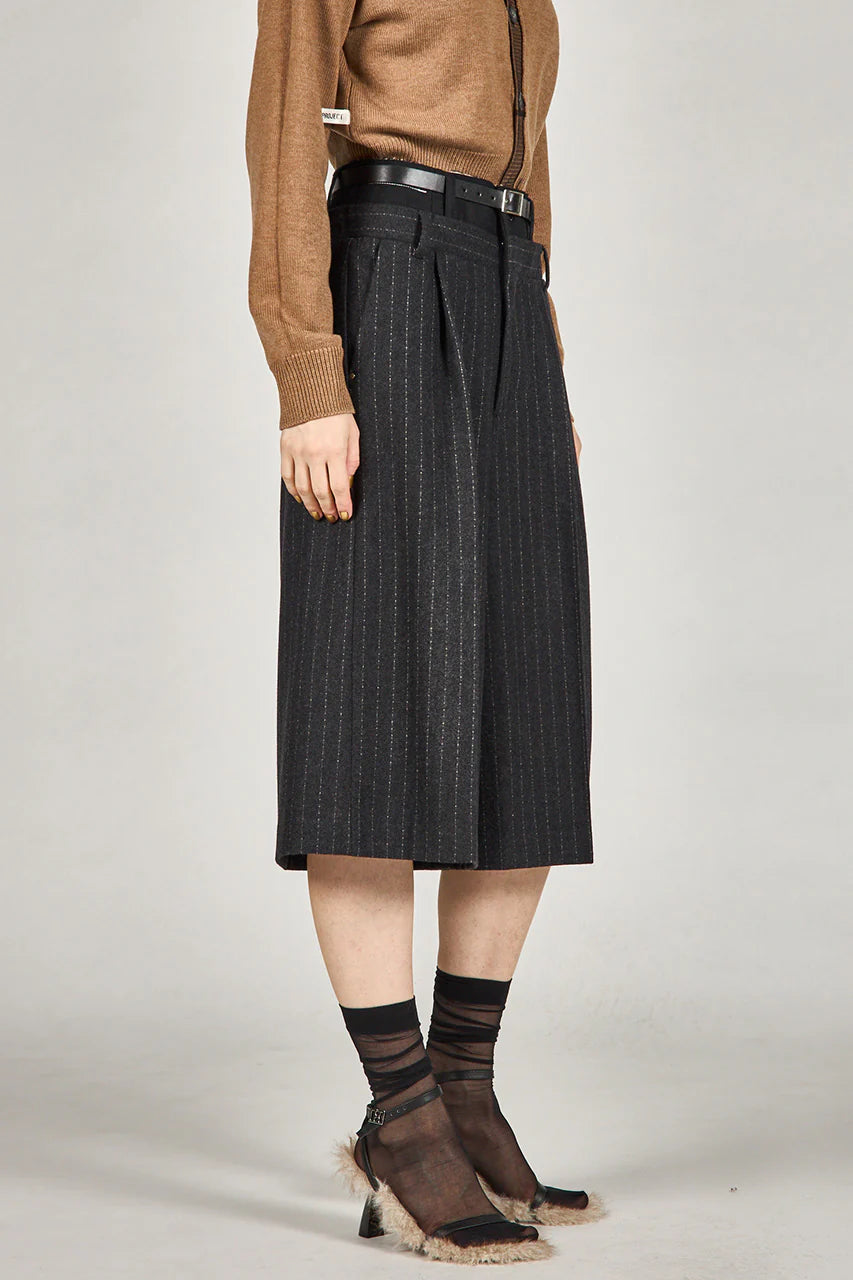 double waist half pants