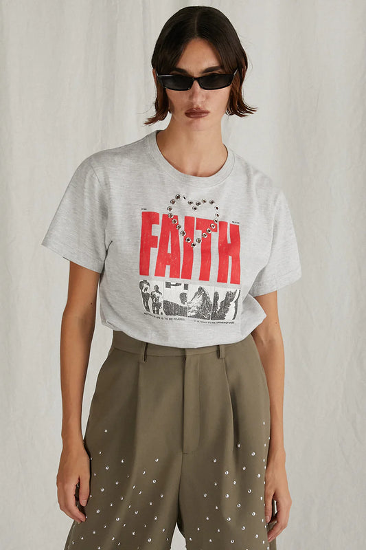 heart eyelet FAITH-TEE