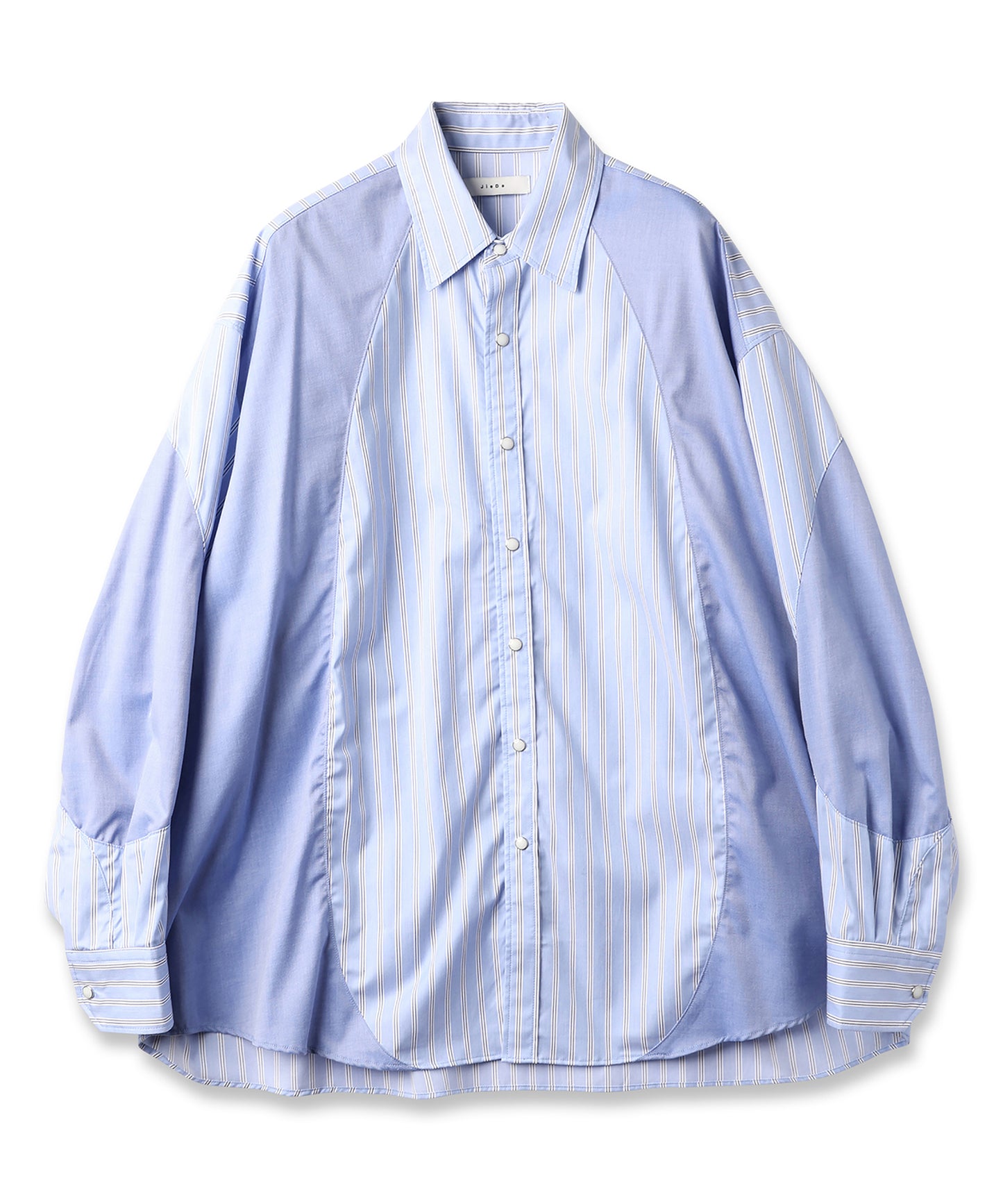 stripe switching shirt