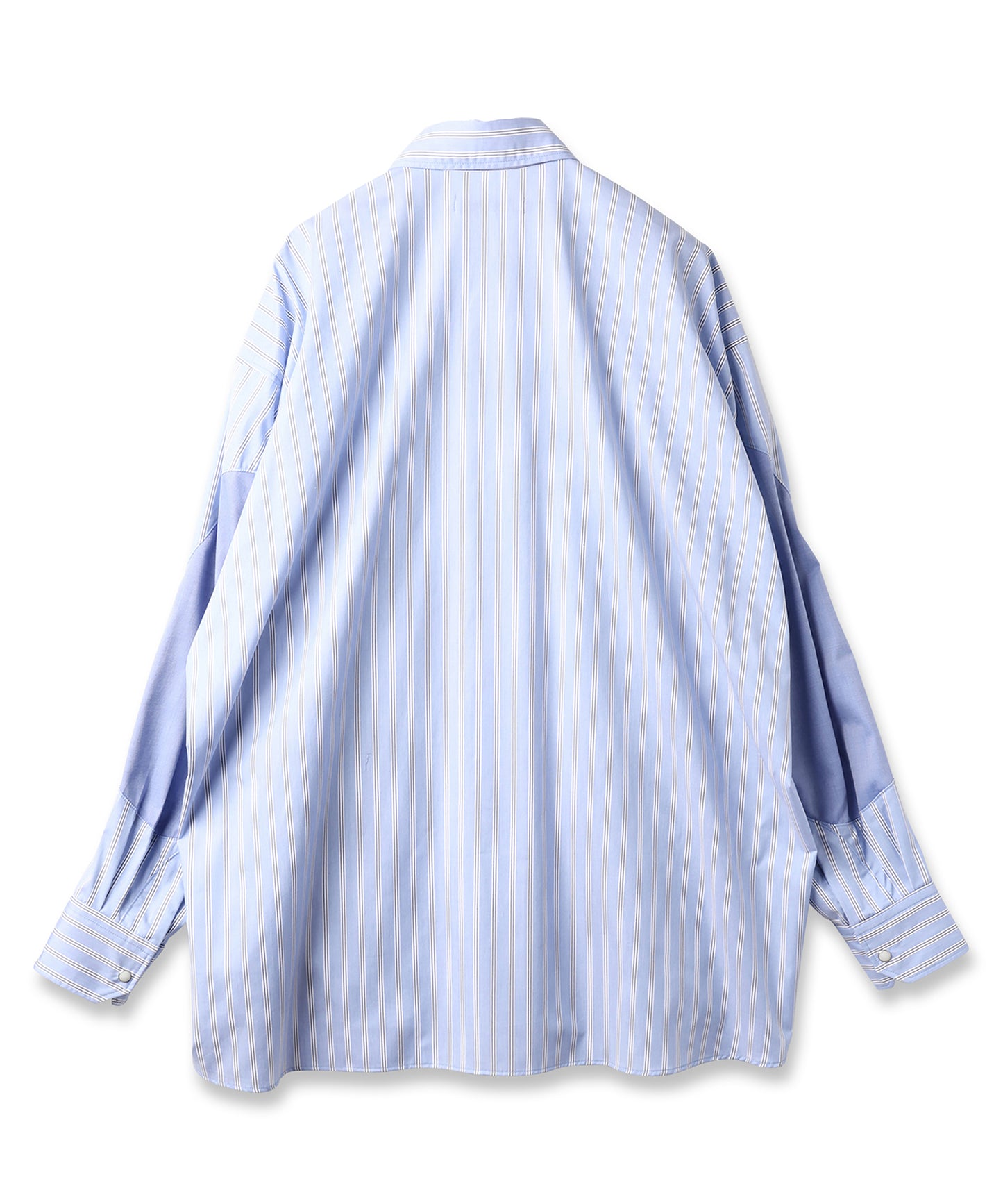 stripe switching shirt