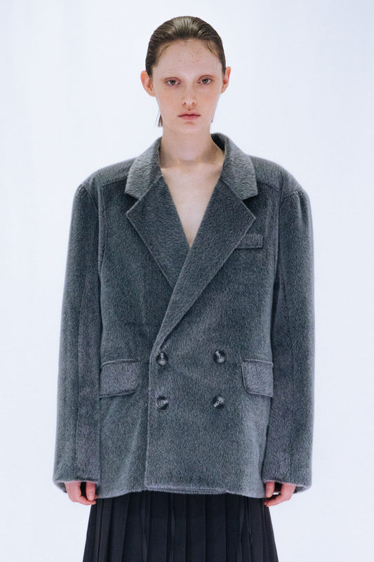 fur double jacket