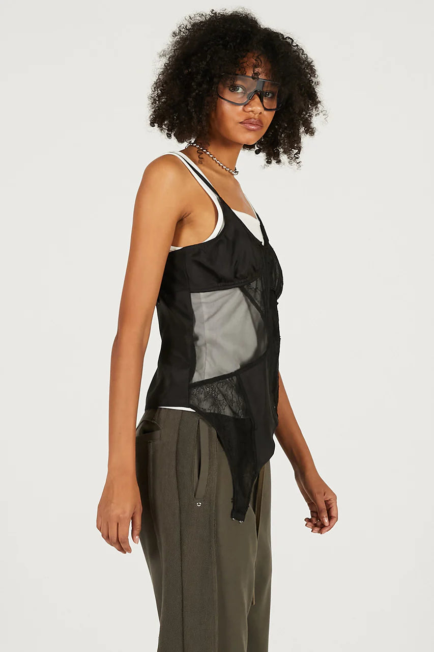 lingerie collage top