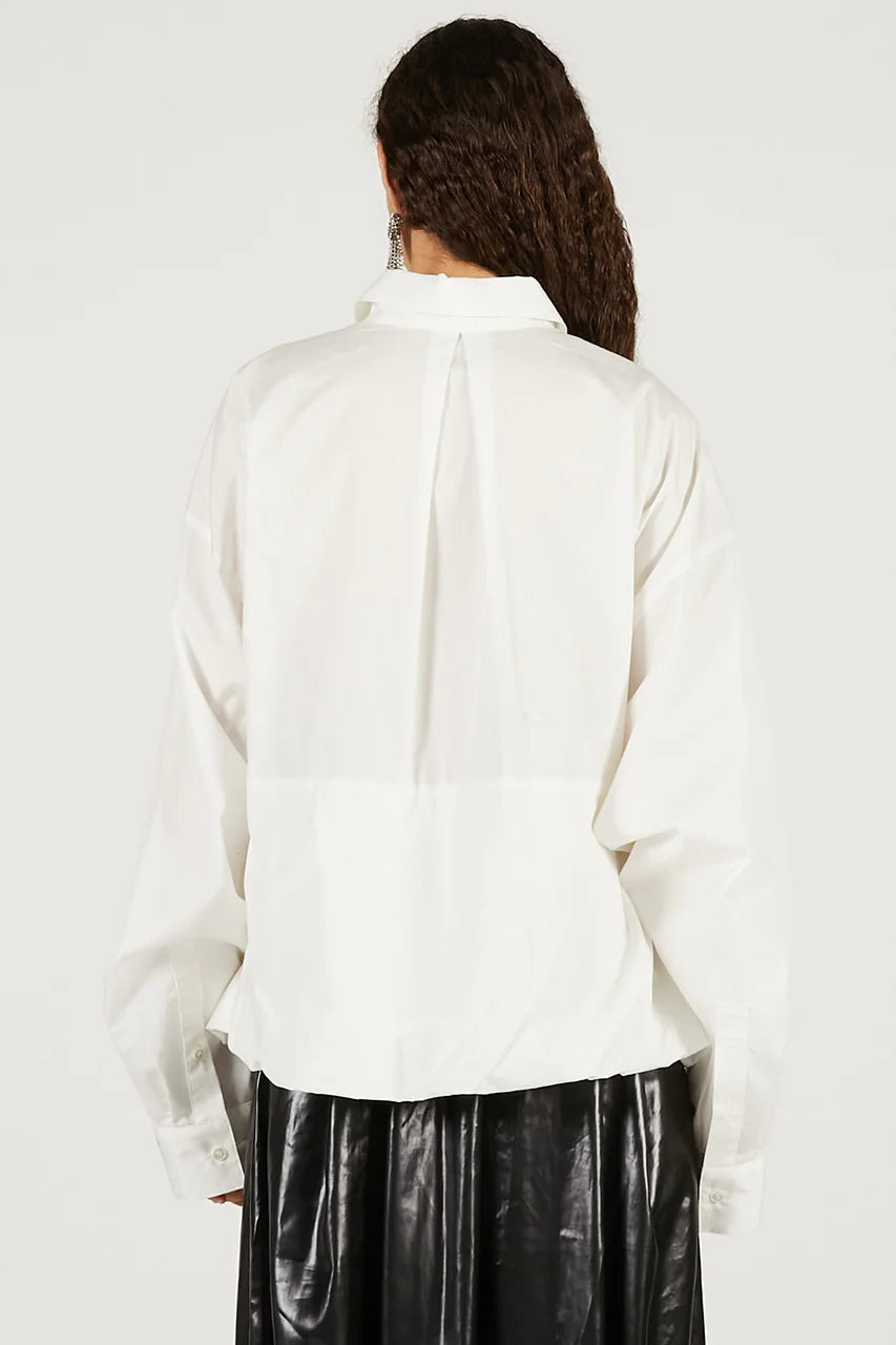 buckle balloon shirt