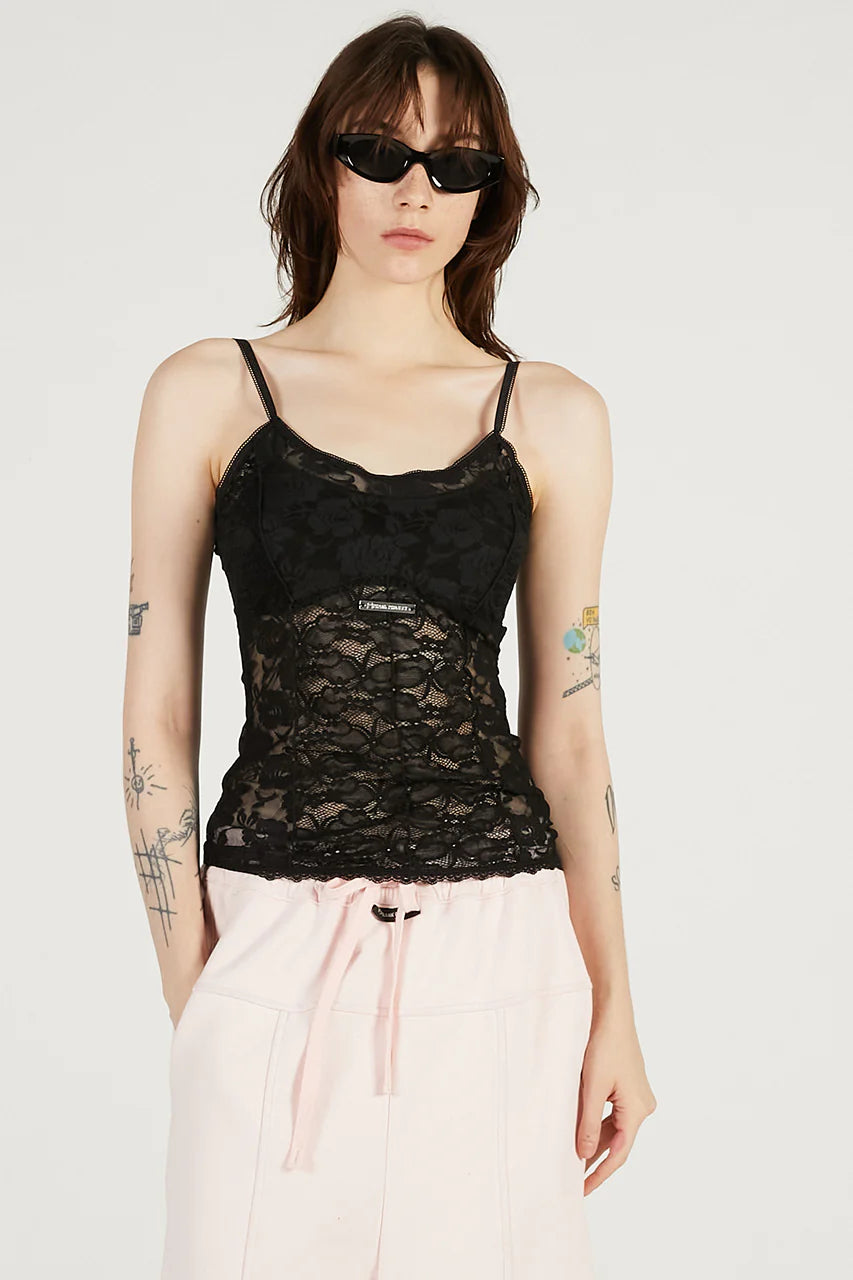 cup-in lace camisole