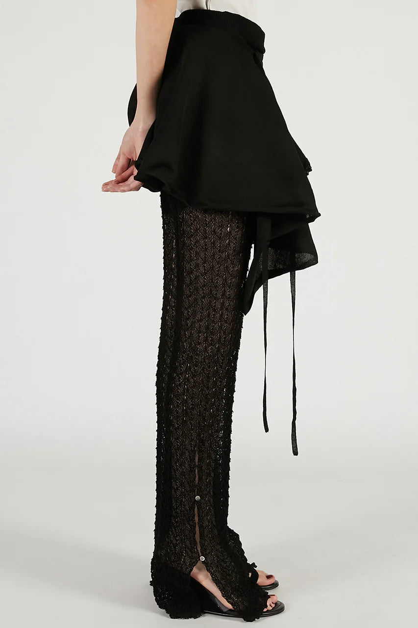 skirt-combined pants