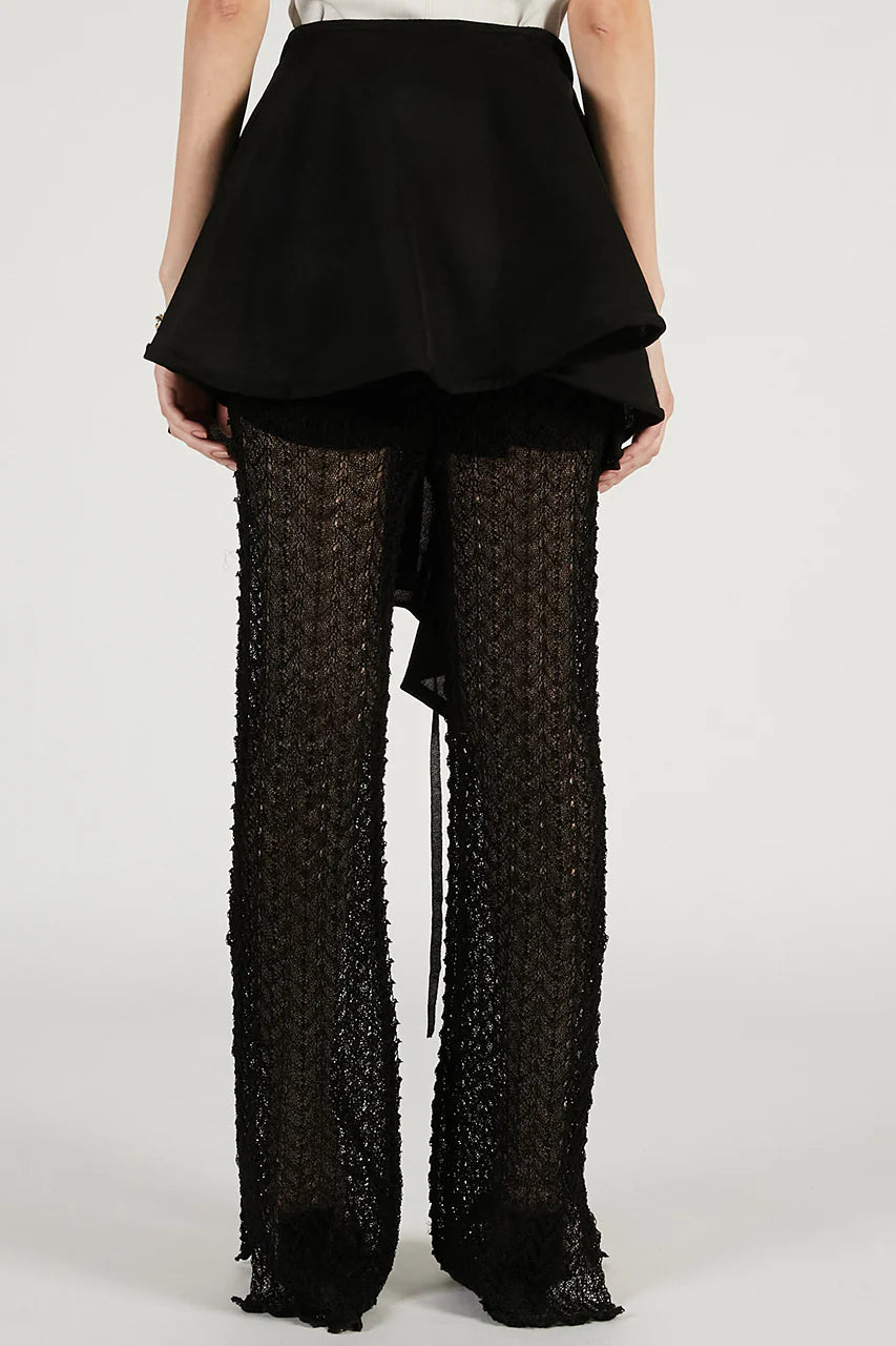 skirt-combined pants