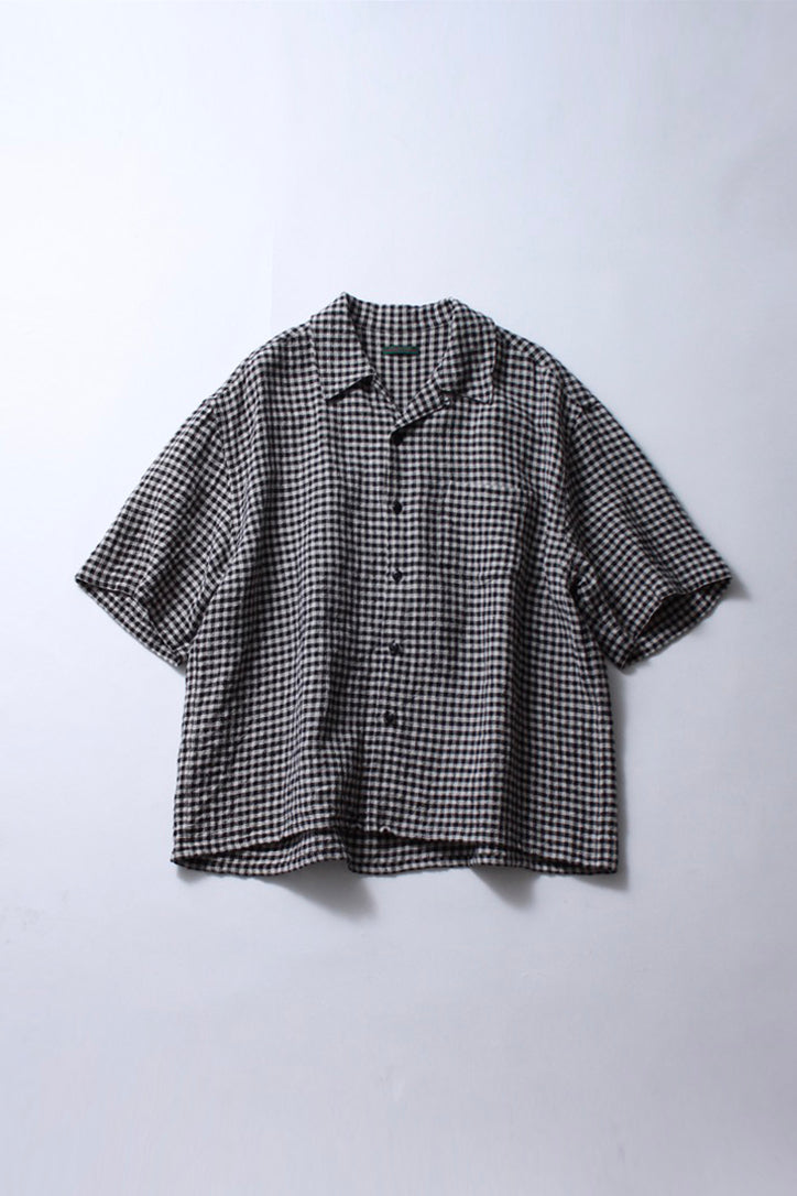 h/s opencollar shirt