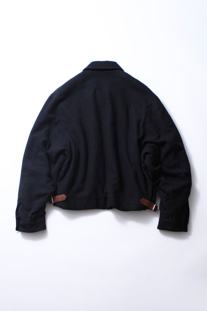 belted harrington jacket