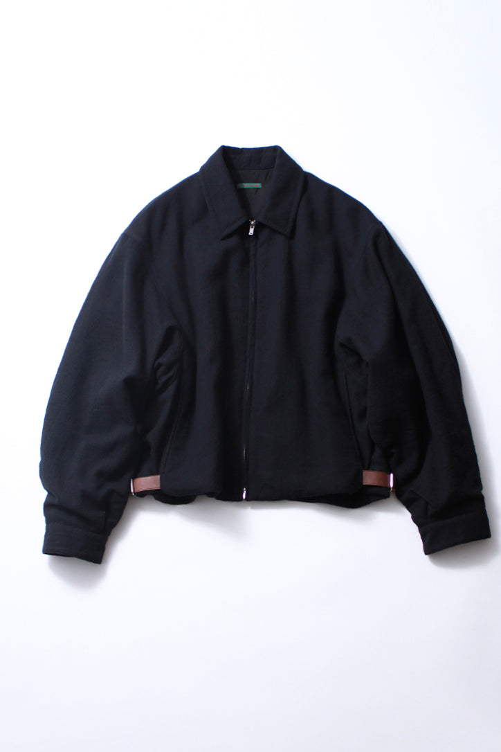 belted harrington jacket