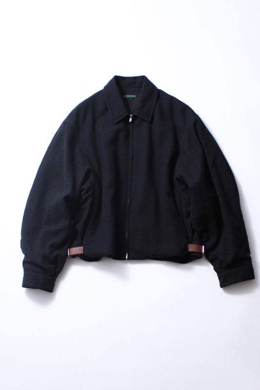 belted harrington jacket