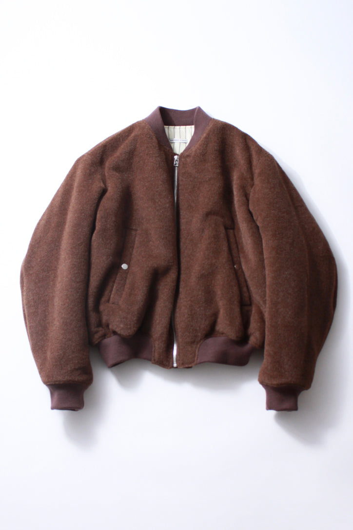 layered bomber jacket