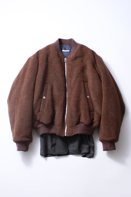 layered bomber jacket