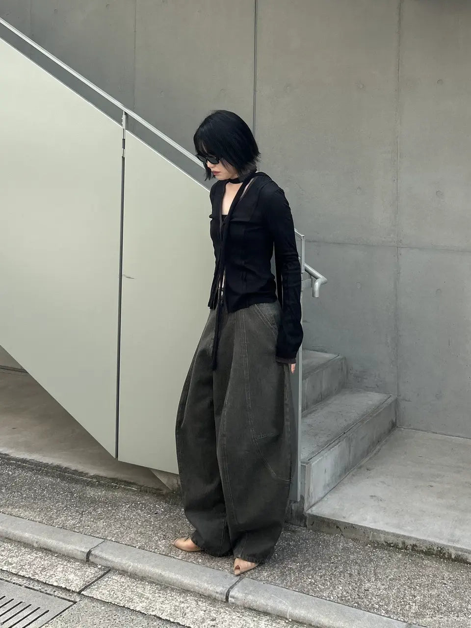 outseam jersey cardigan