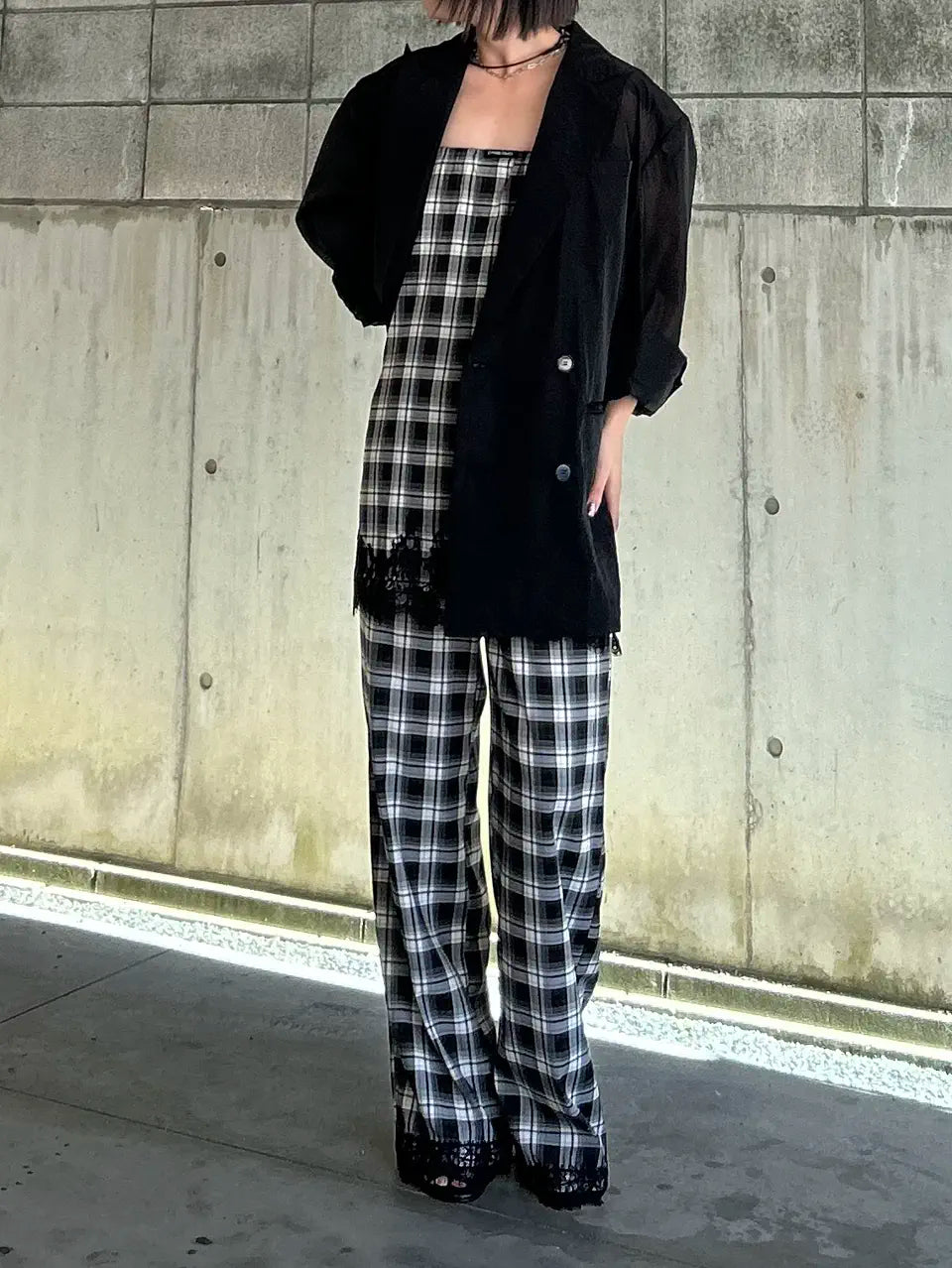 silk blend sheer jacket