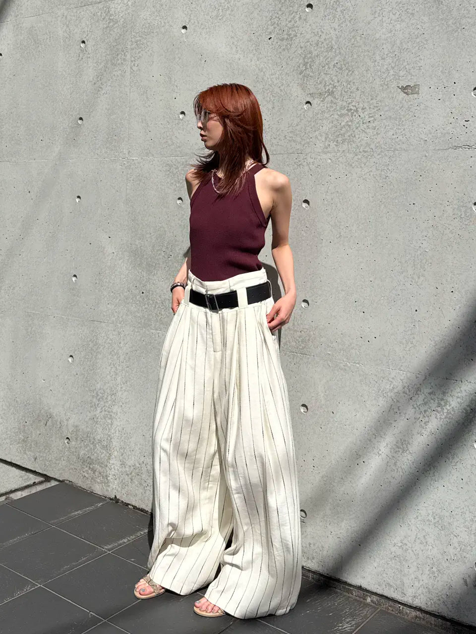 cup-in american sleeve knit