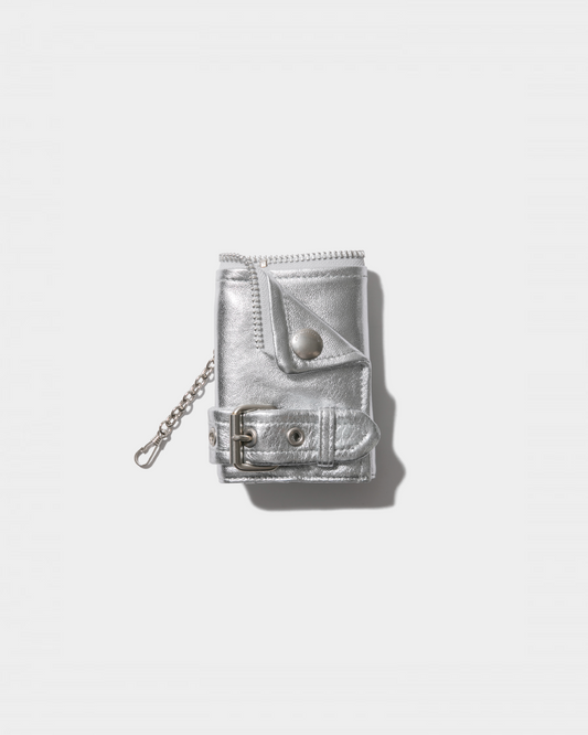 riders petit wallet silver