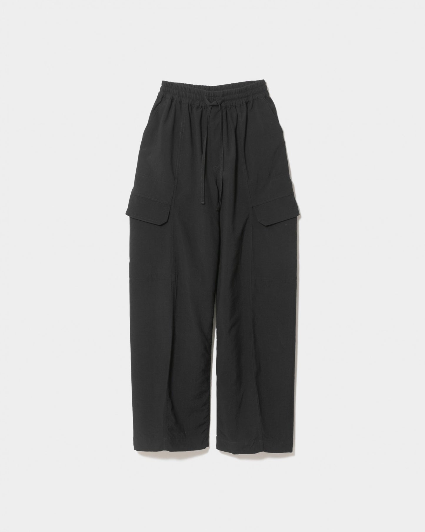 tropical wool bow silhouette pants