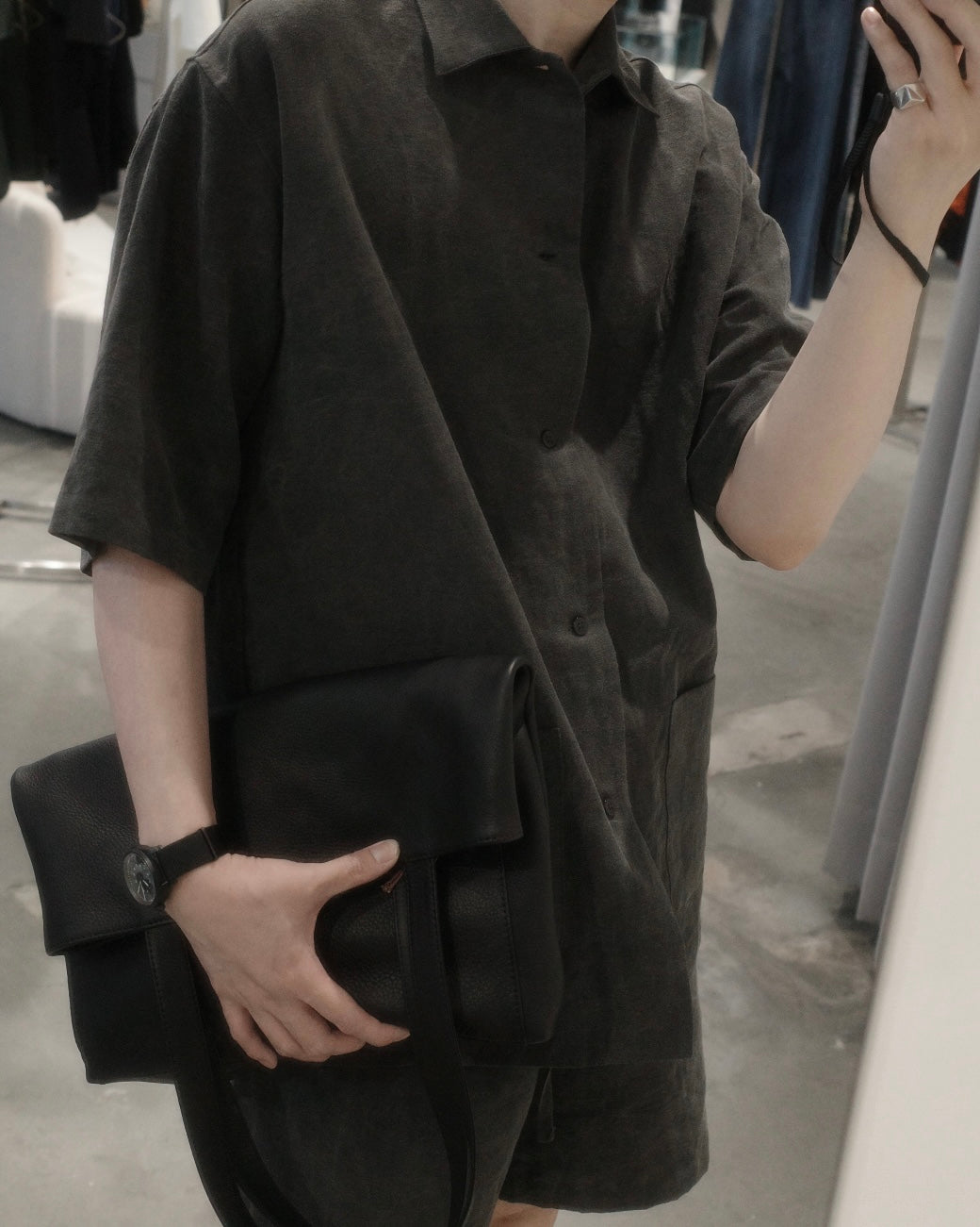 vintage c/l weather / short/s service shirt