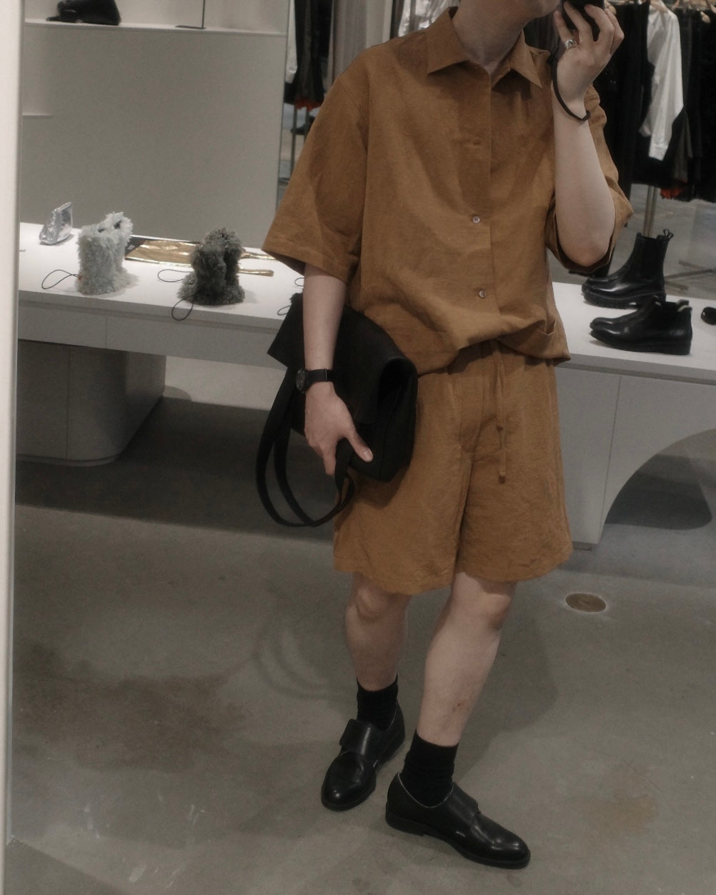 vintage c/l weather / short/s service shirt