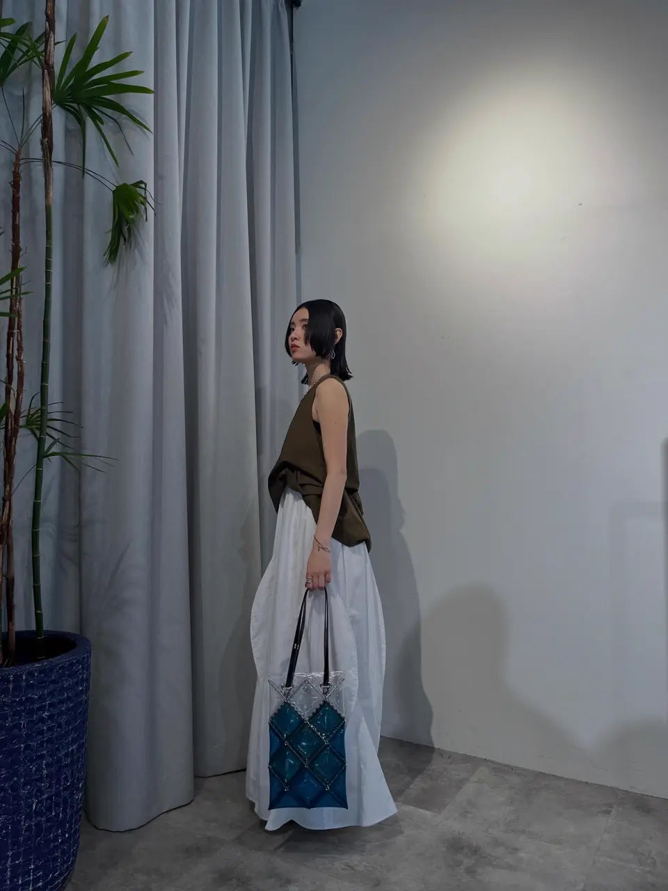 asymmetry blousing op