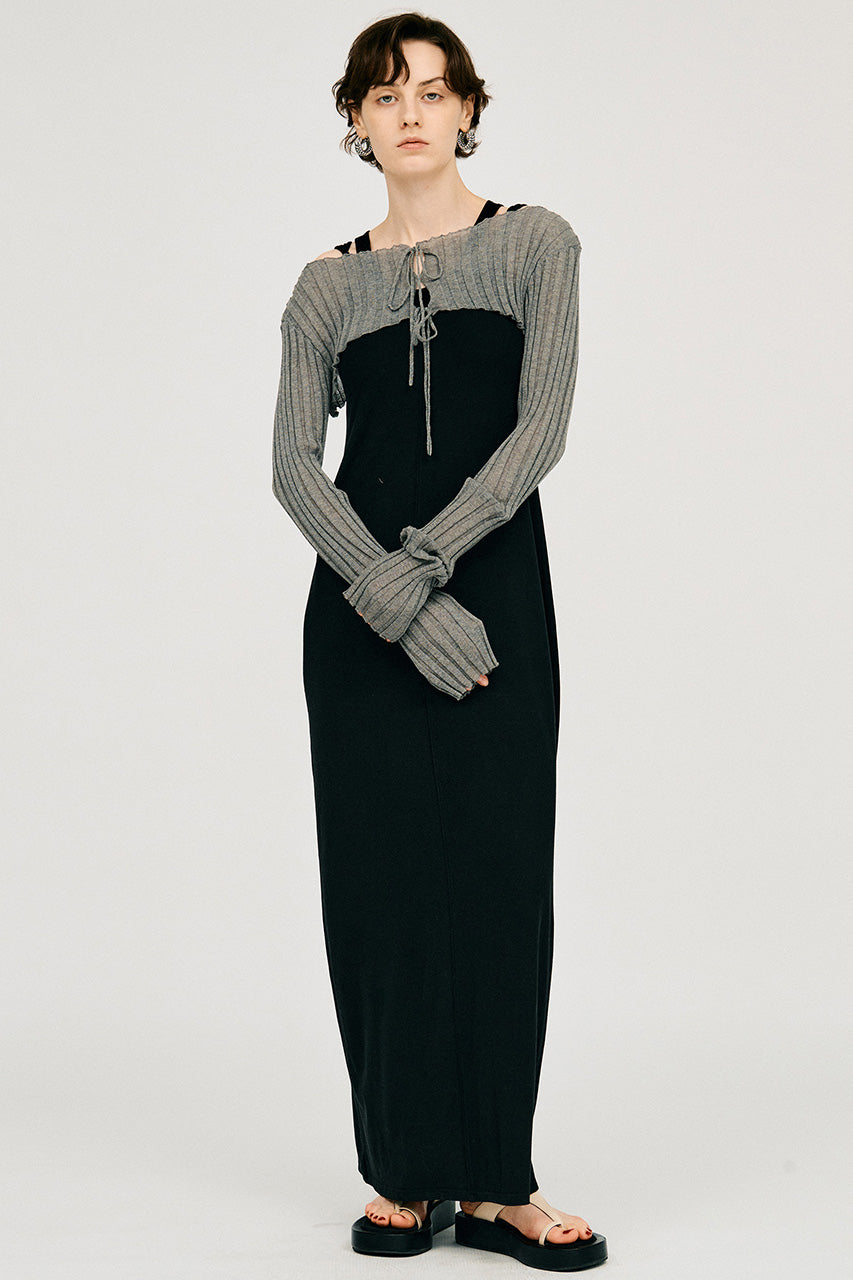 2way sheer rib bolero
