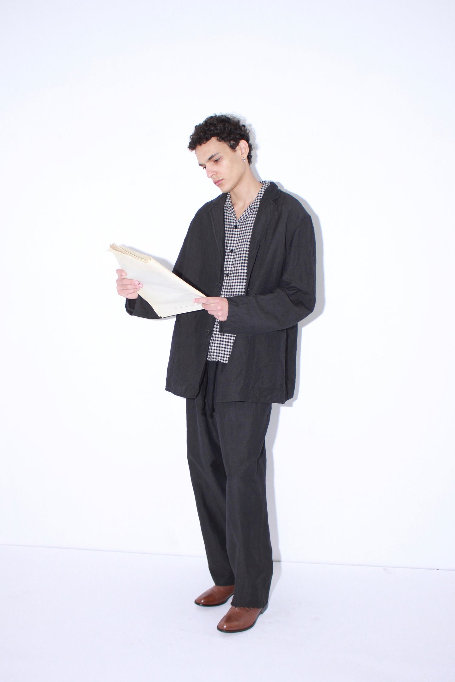 h/s opencollar shirt