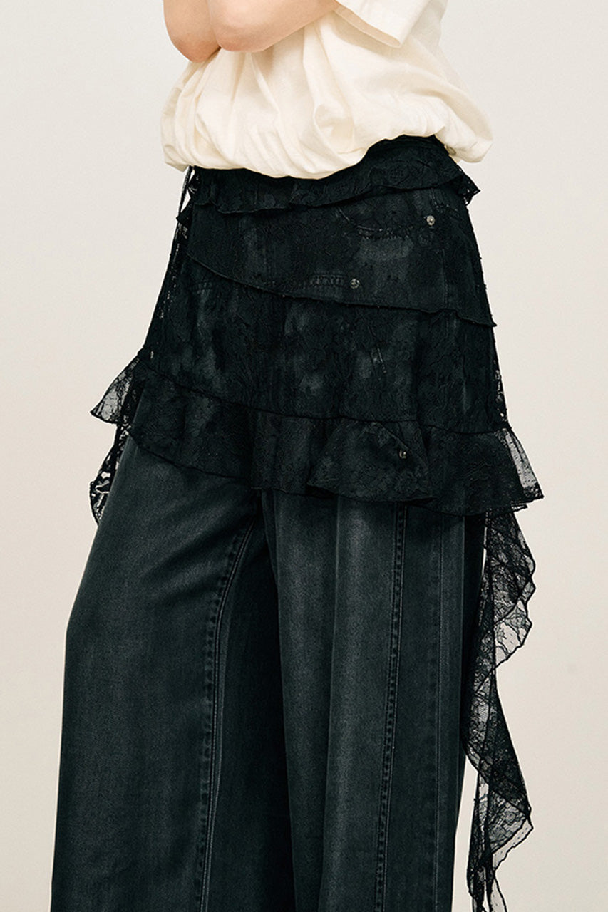 lace wrap skirt