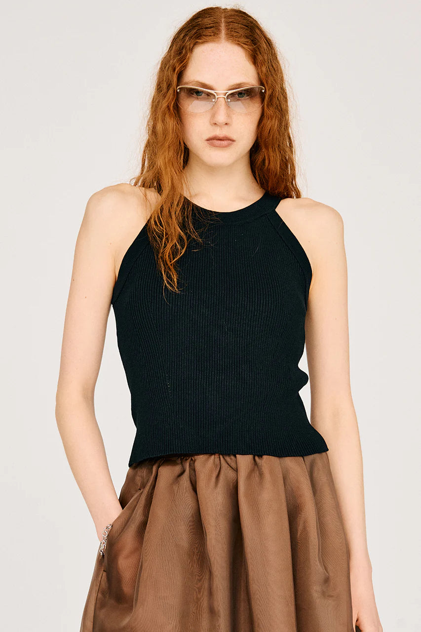 cup-in american sleeve knit