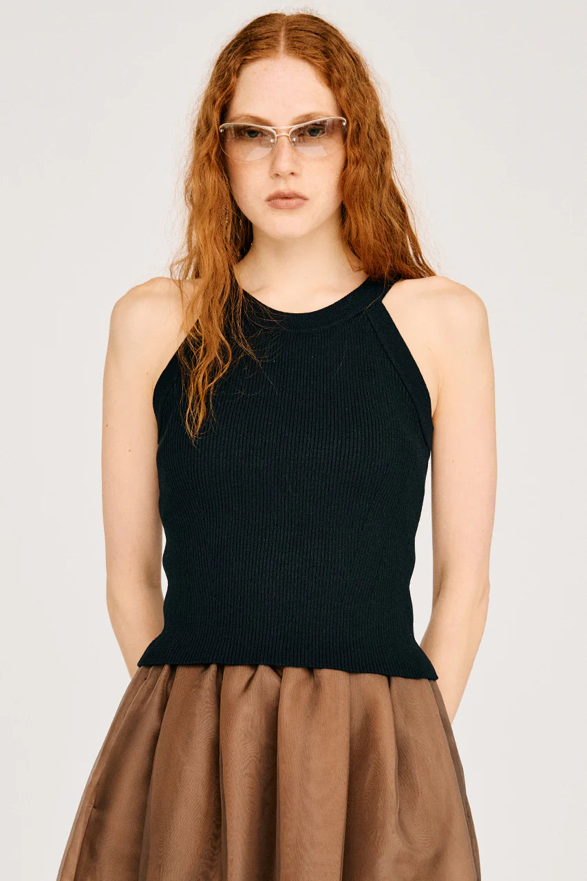 cup-in american sleeve knit