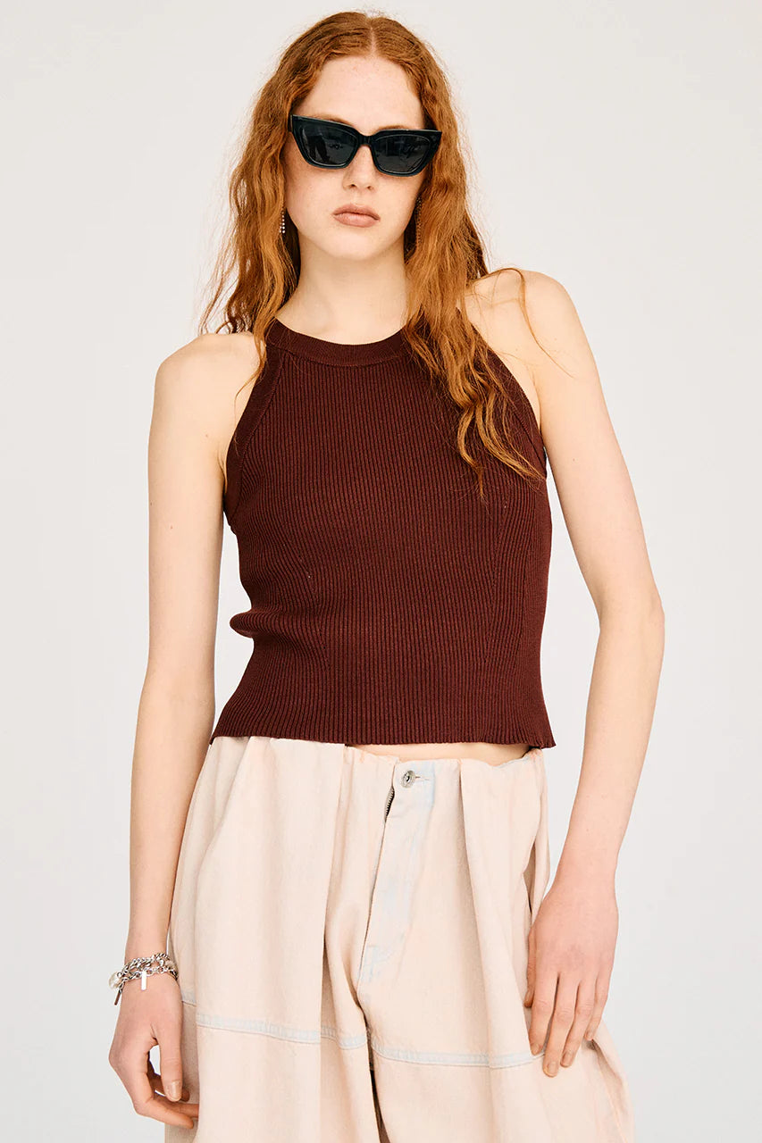 cup-in american sleeve knit