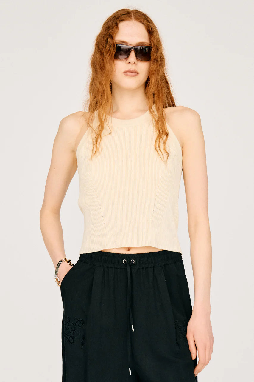 cup-in american sleeve knit