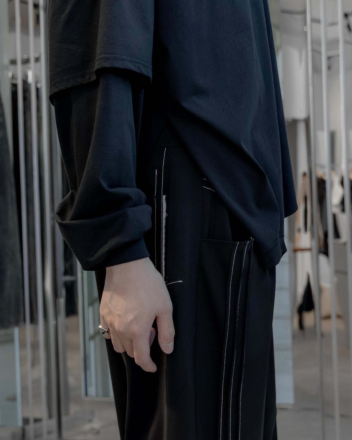 double sleeve t-shirt