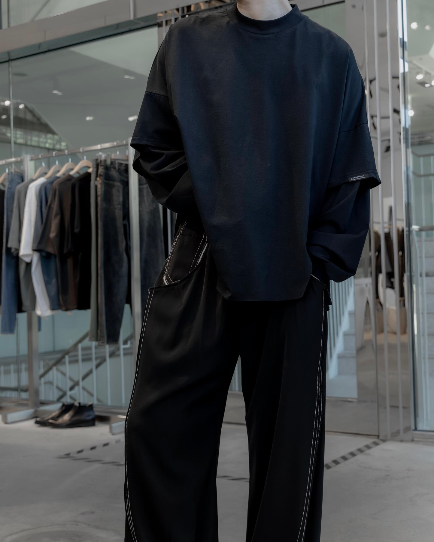 double sleeve t-shirt