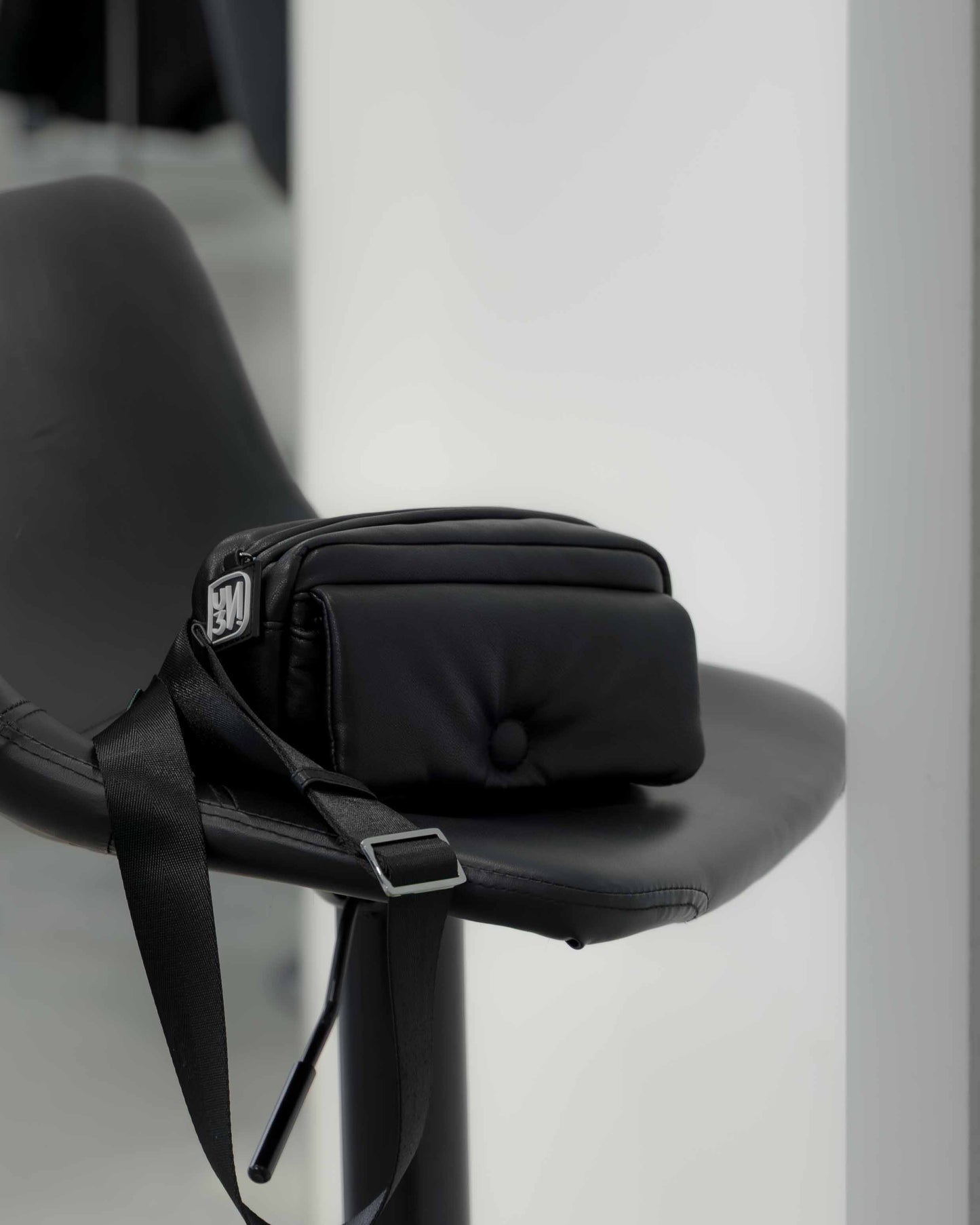 leather plump mini bag