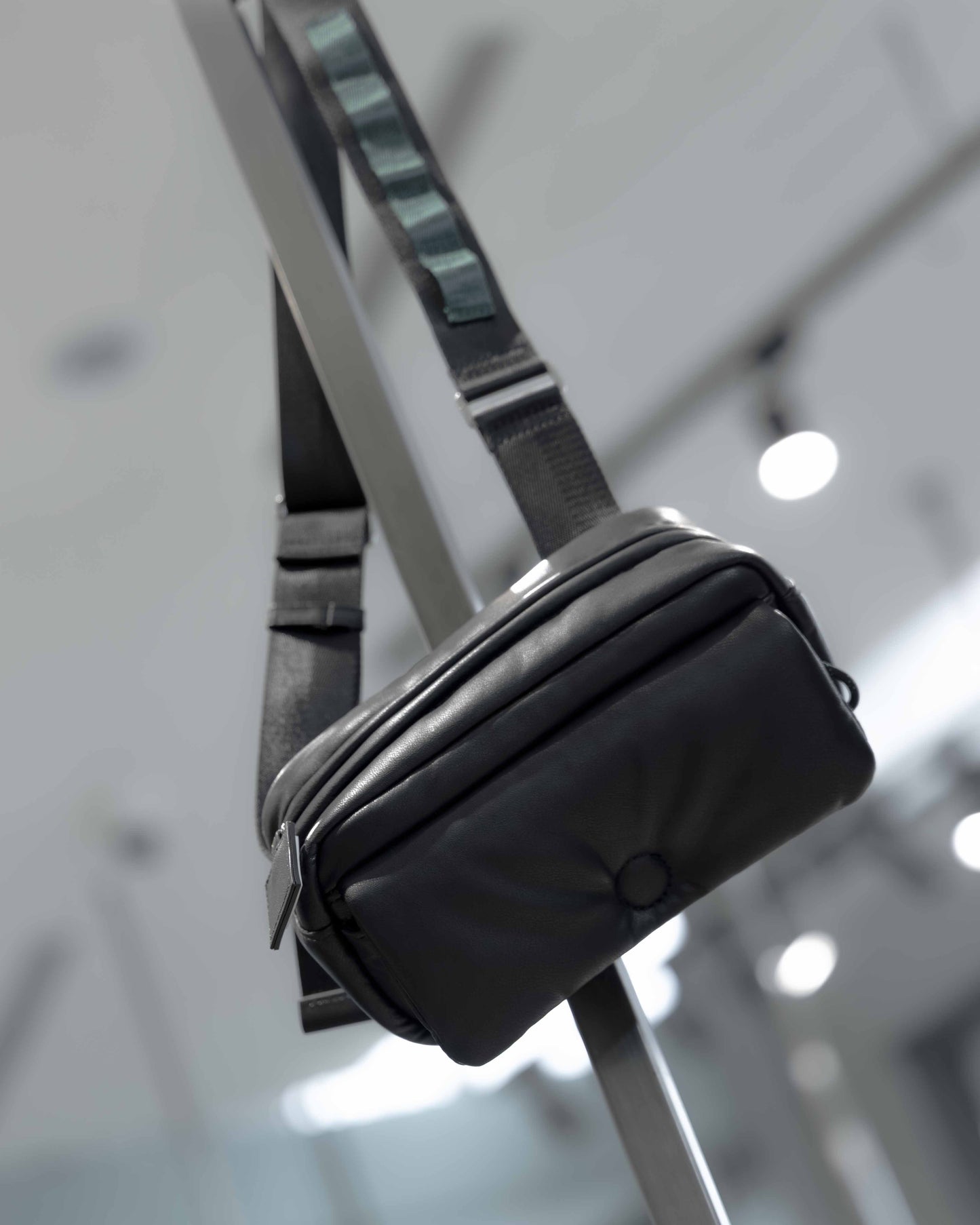 leather plump mini bag