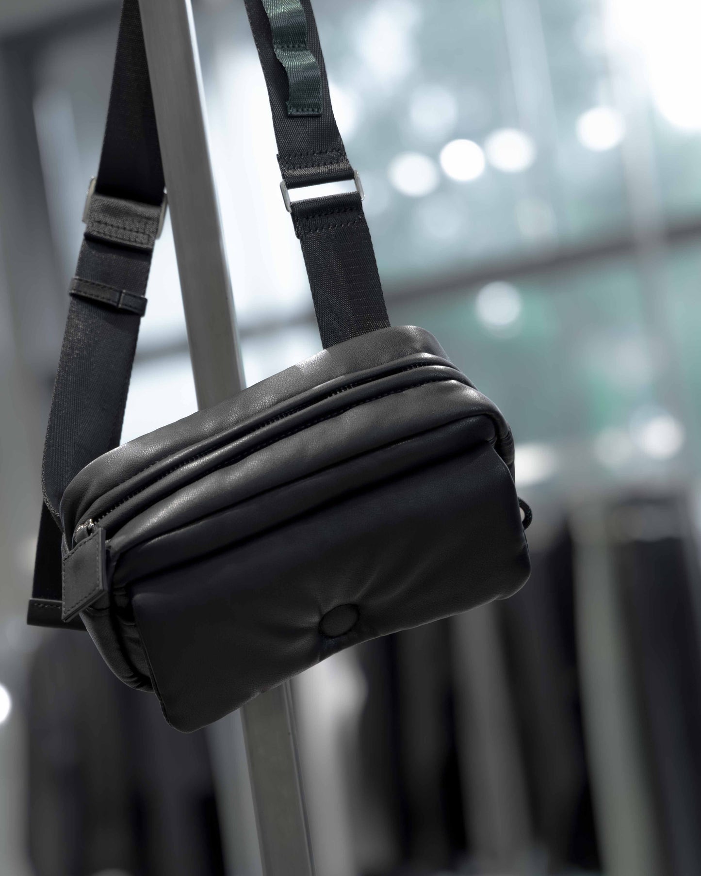 leather plump mini bag