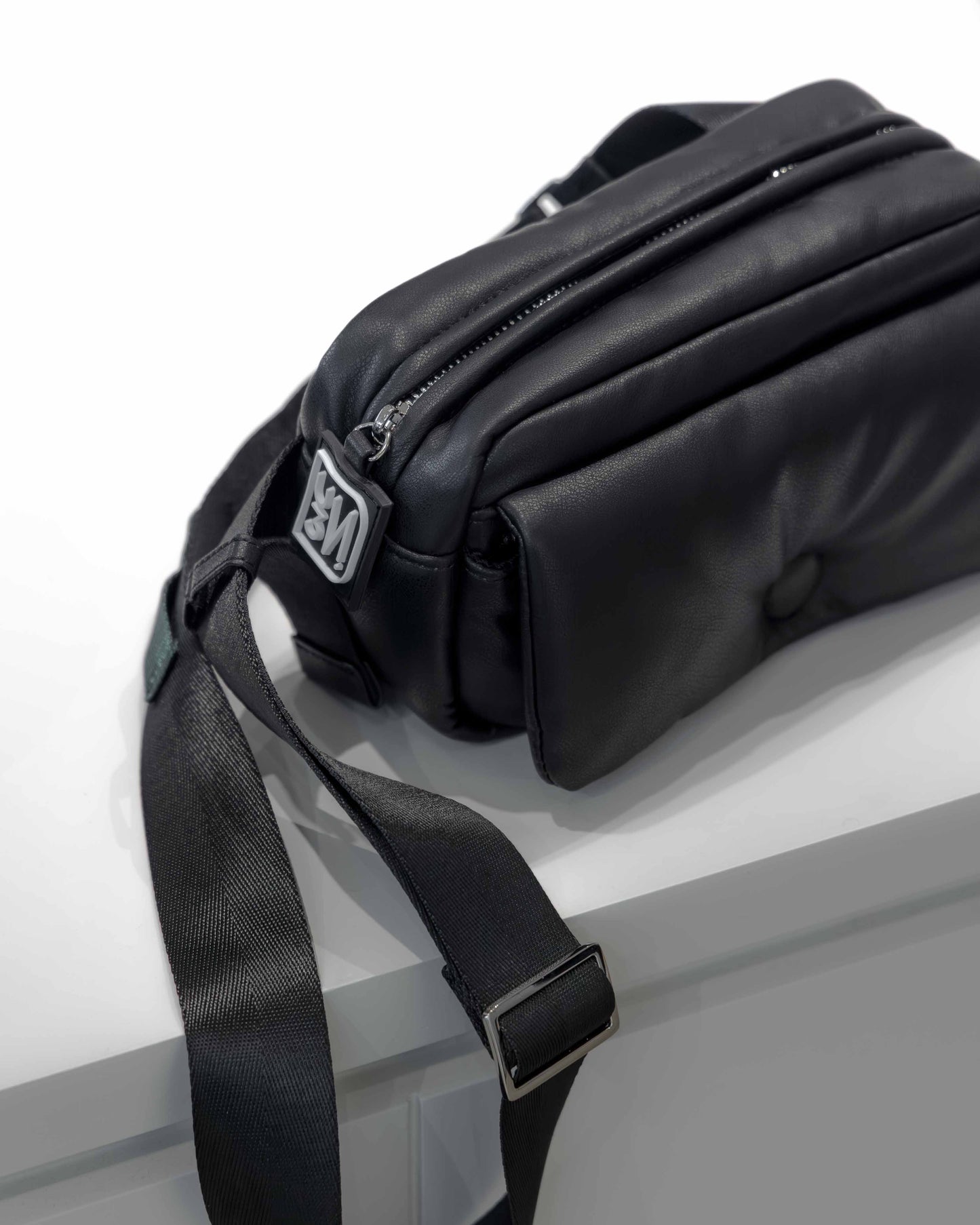 leather plump mini bag