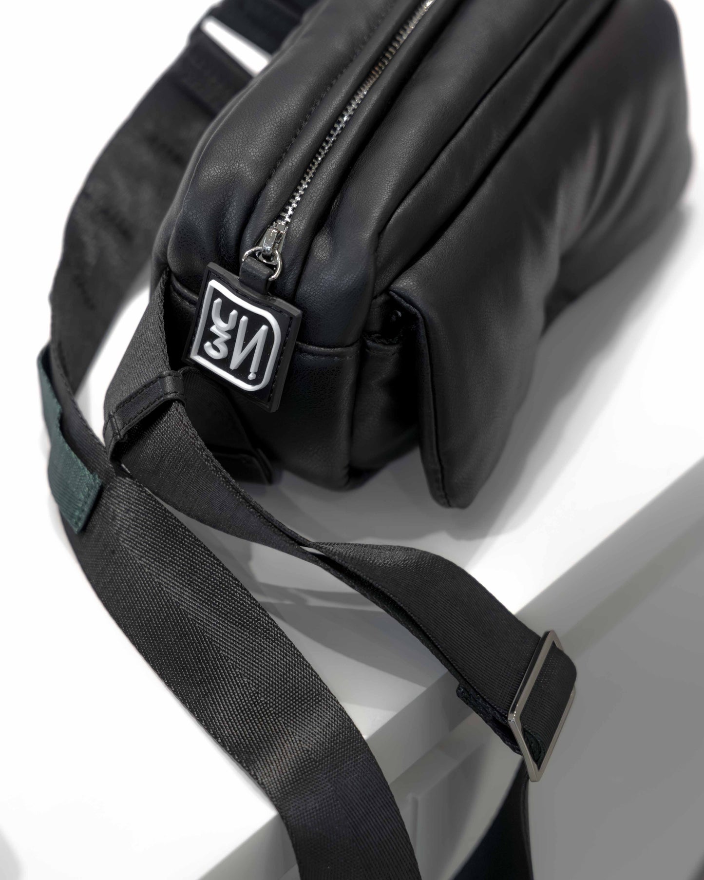 leather plump mini bag