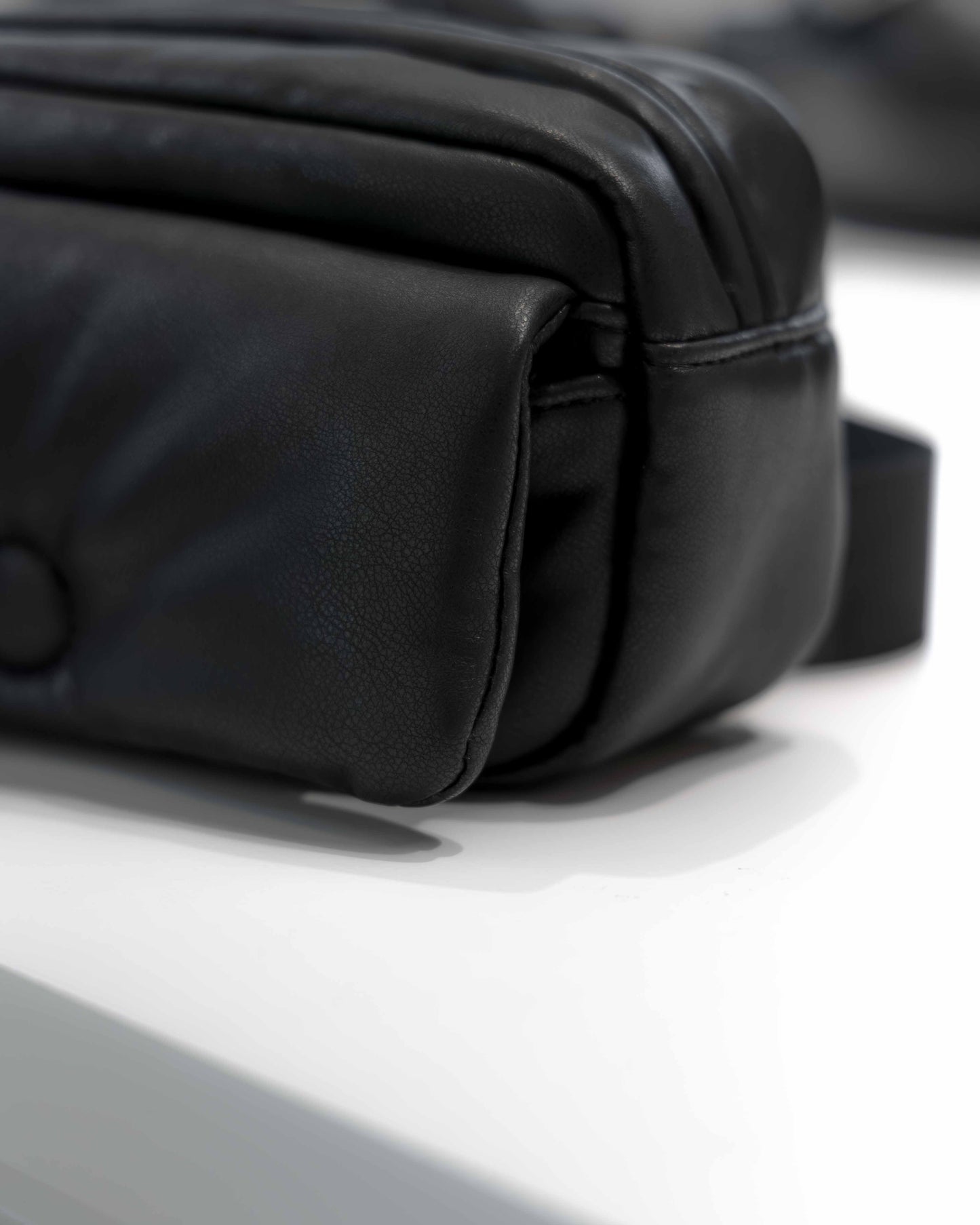 leather plump mini bag