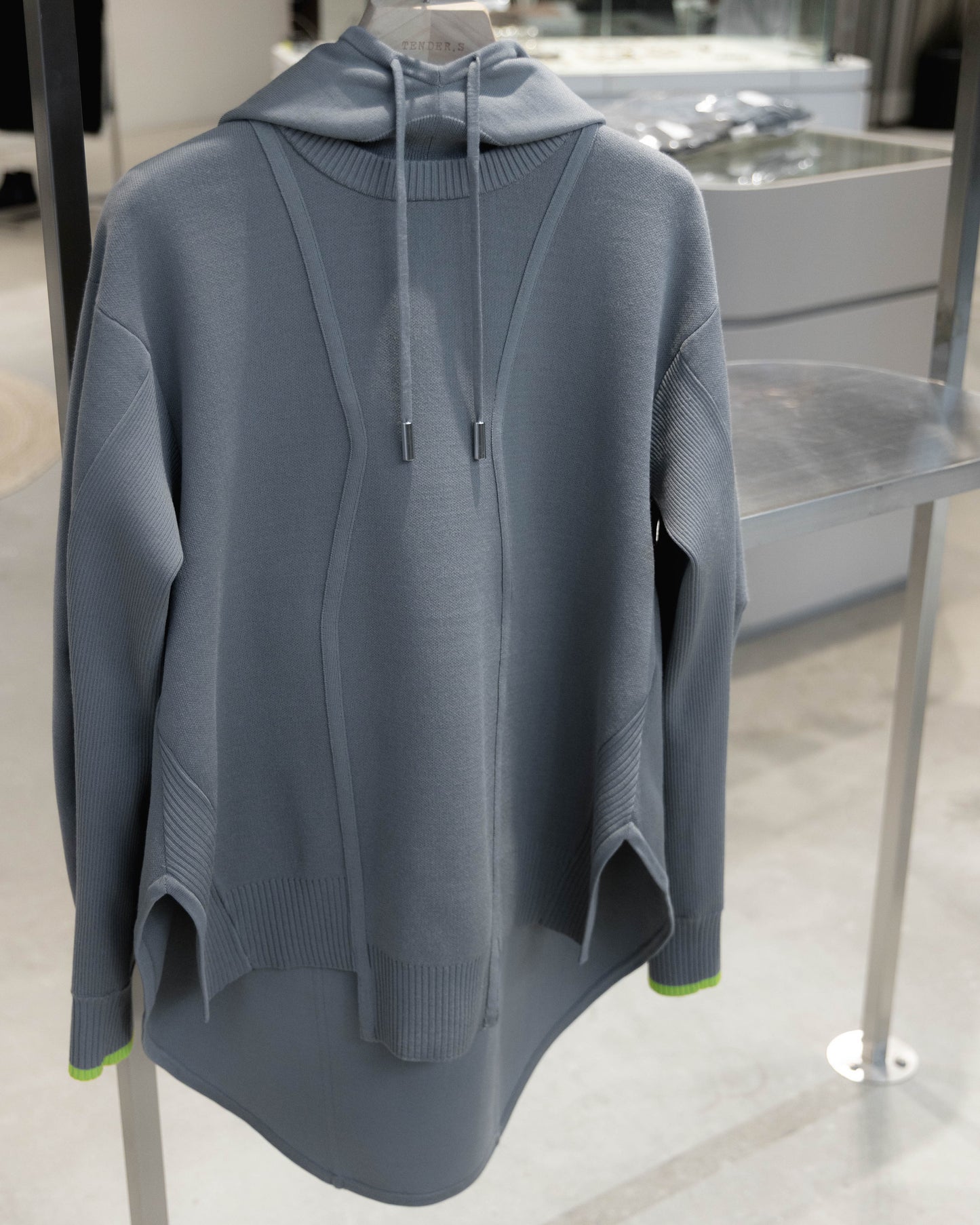 hood knit tent top