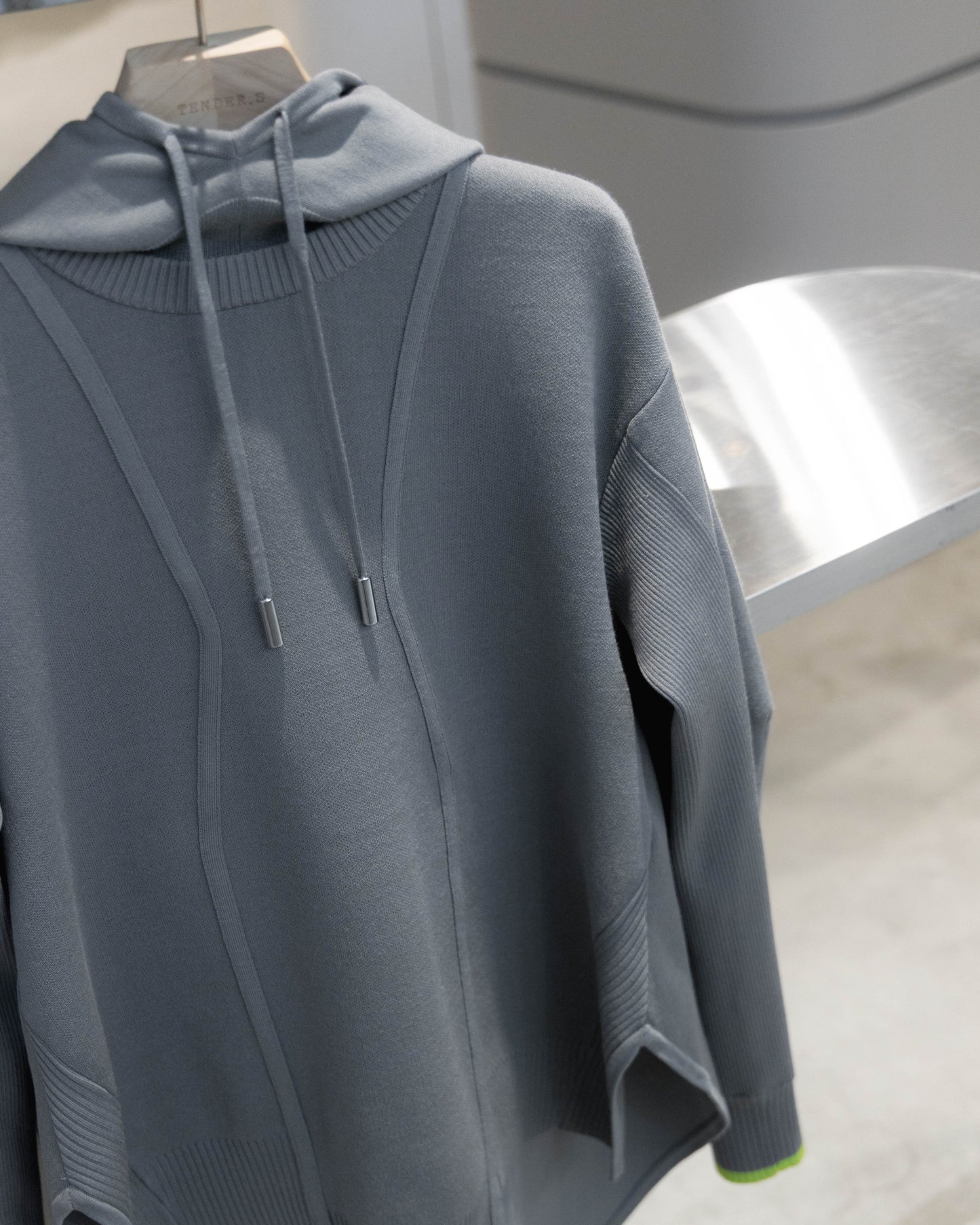 hood knit tent top