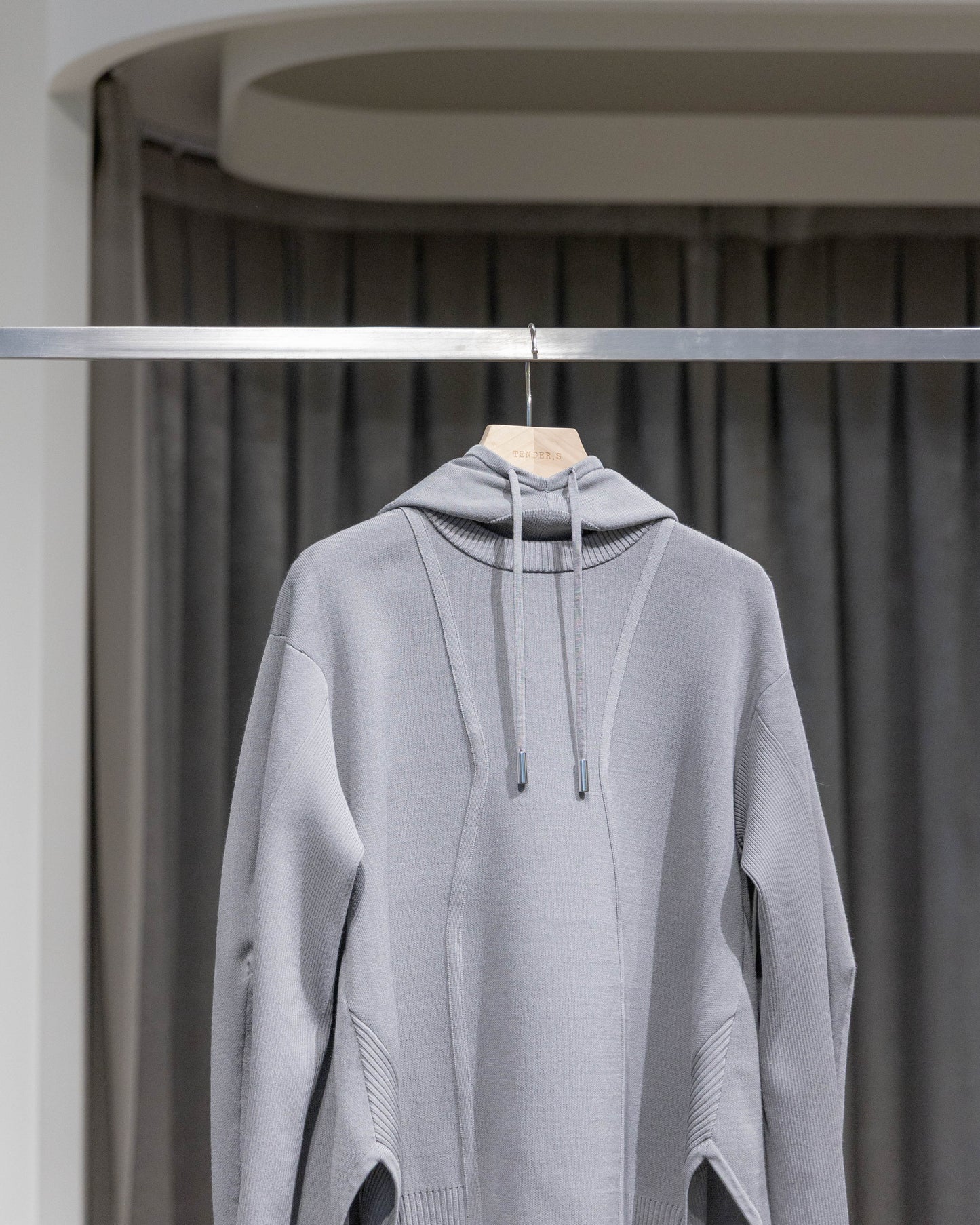 hood knit tent top