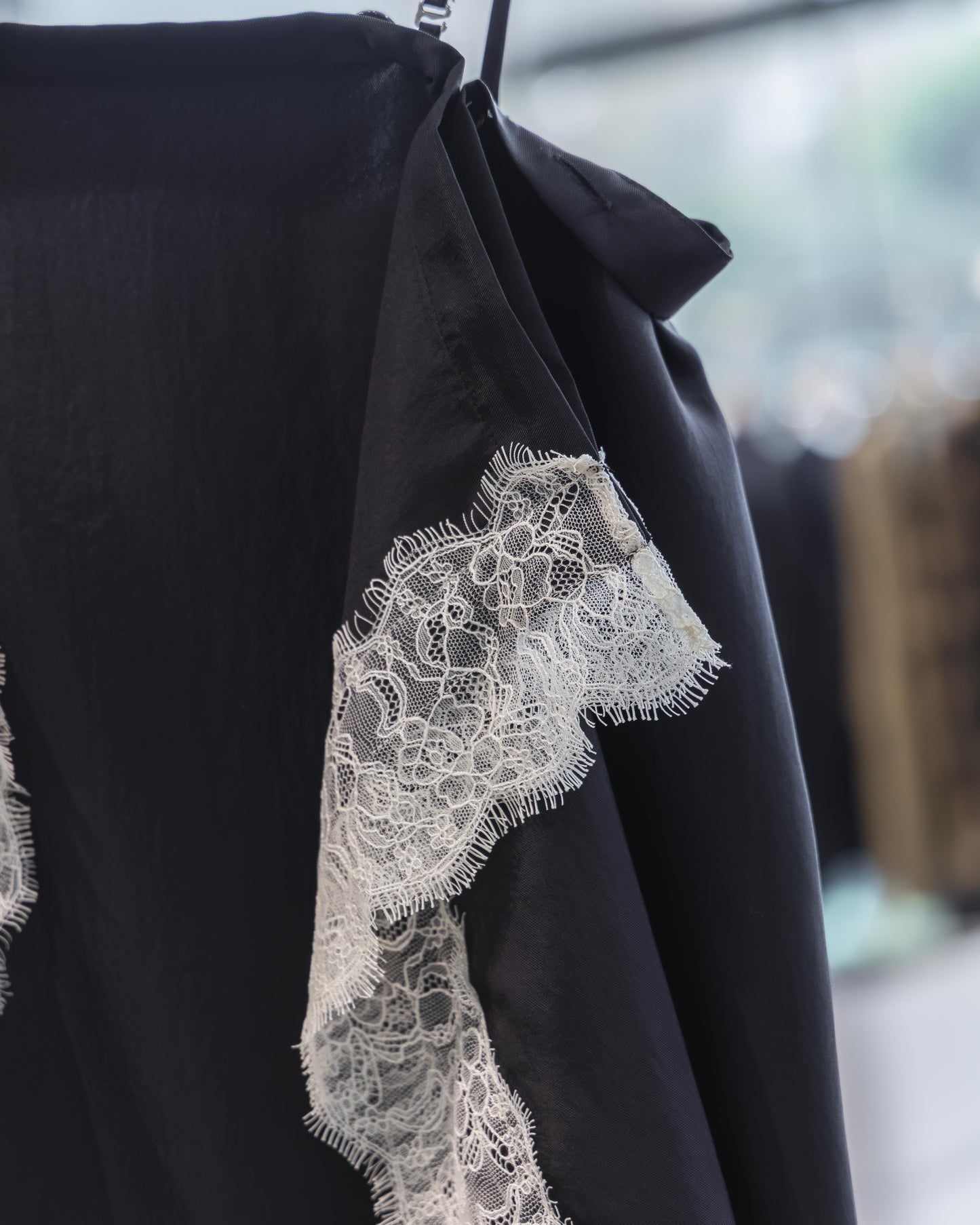 square pattern skirt op