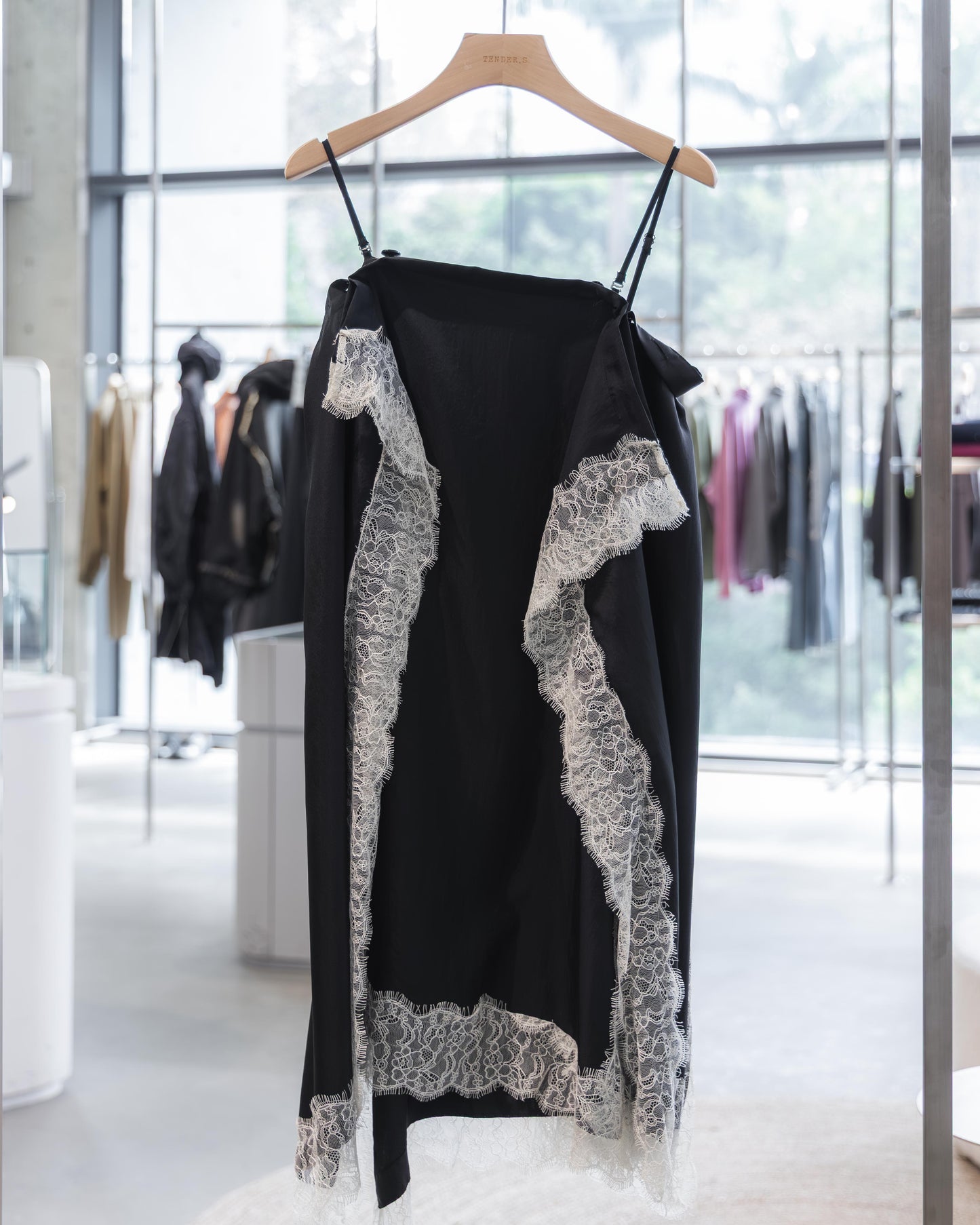 square pattern skirt op