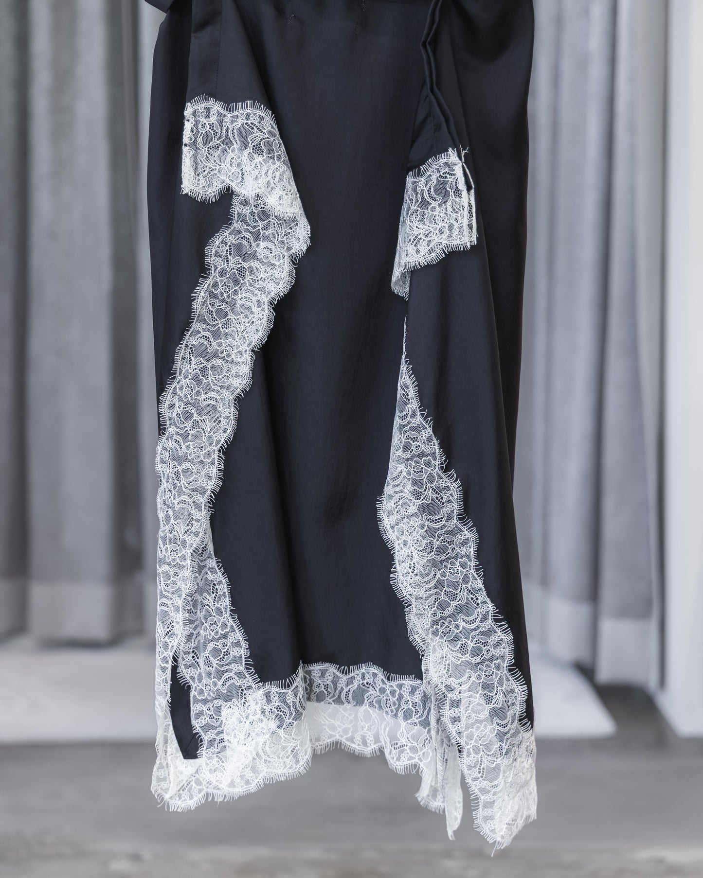 square pattern skirt op