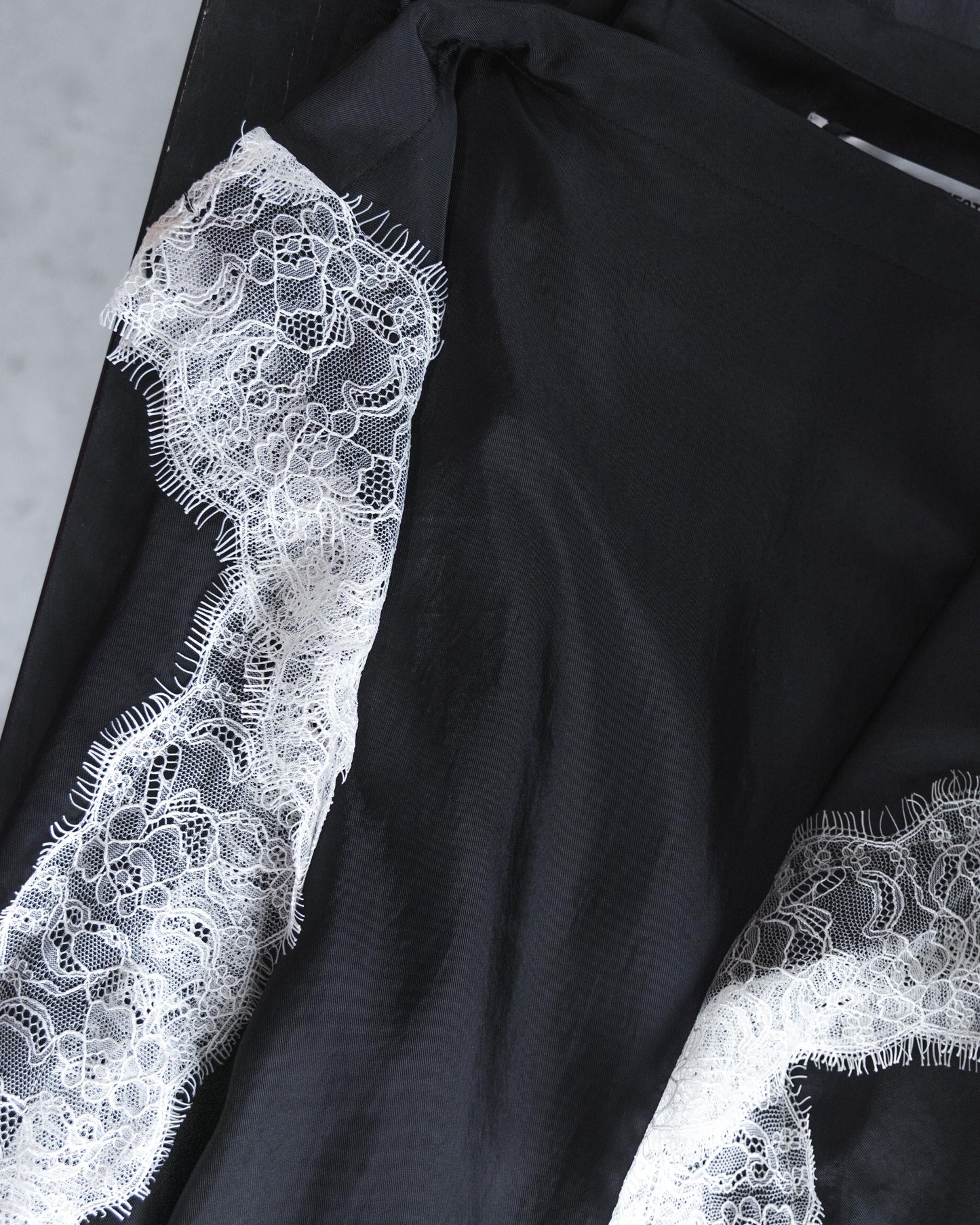 square pattern skirt op