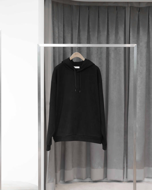 eco suede hoodie