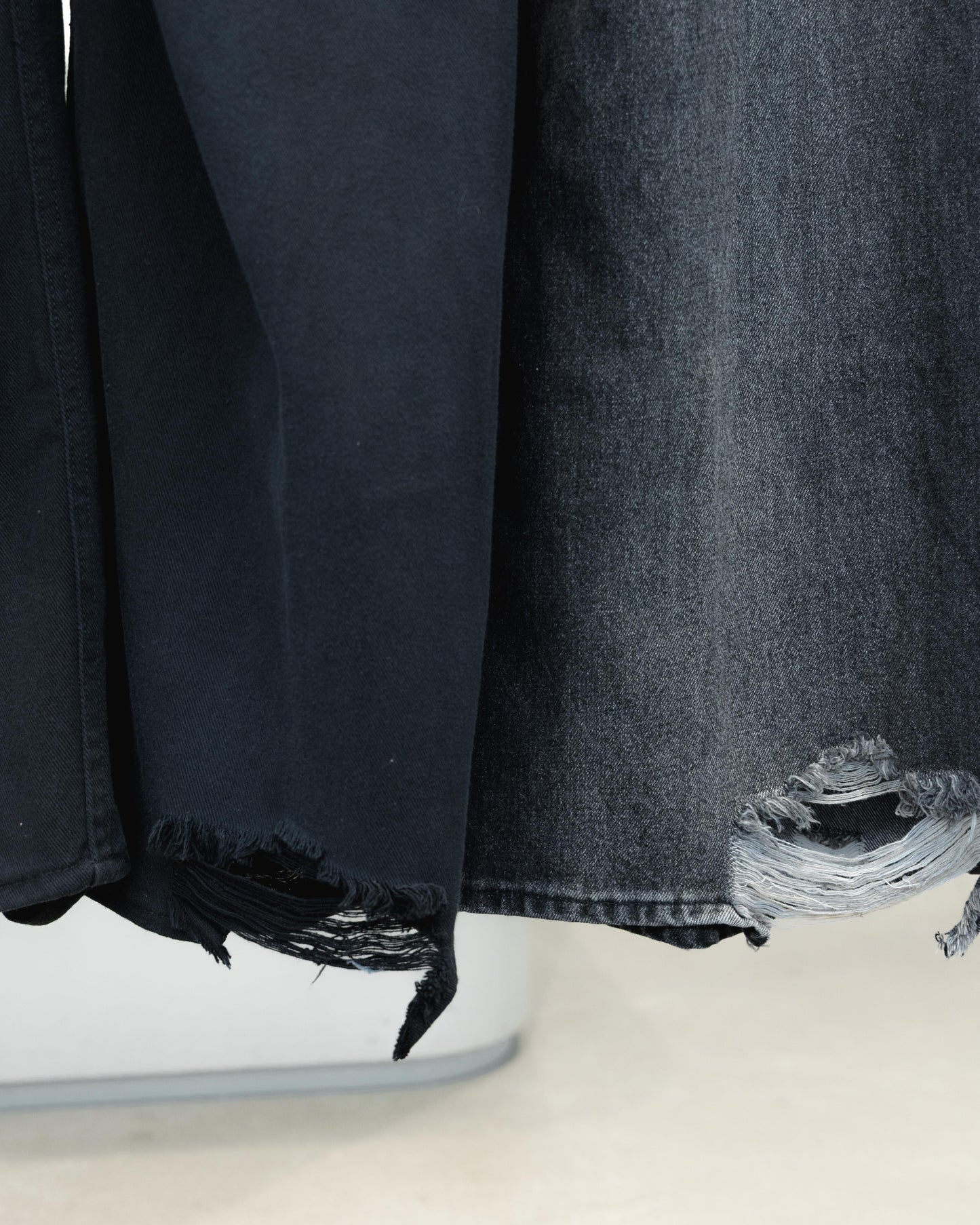 damage denim pants(unisex)