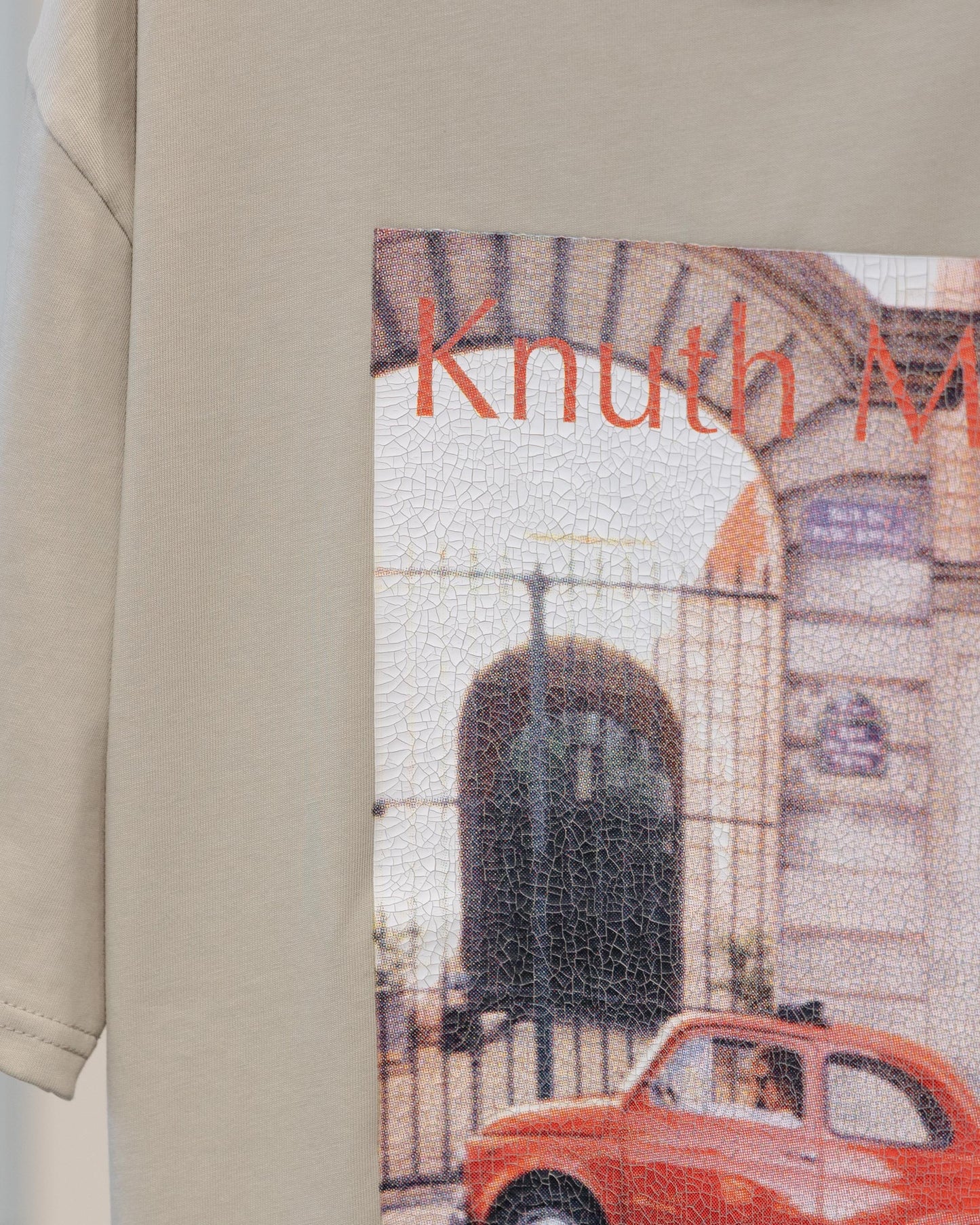 vintage print T shirt(unisex)